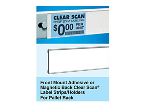 Clear Scan Ticket Molding w/adhesive