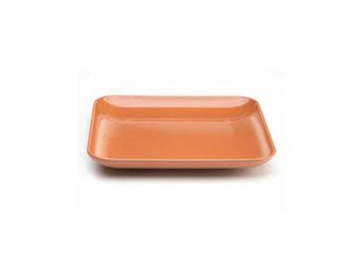 13-1/4" Square Platter, Terra Cotta