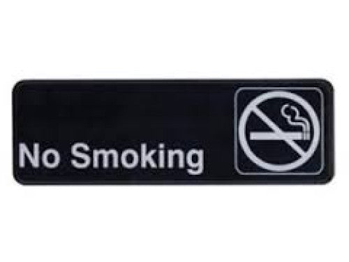3x9 "No Smoking" Sign
