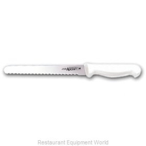 Serrated Slicer Edge Knife 8" White Handle