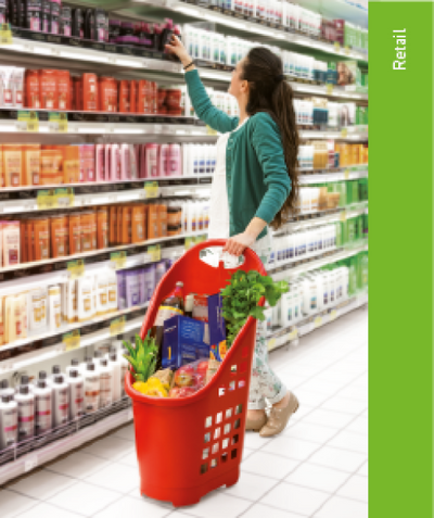 Flexicart Shopping Basket Red