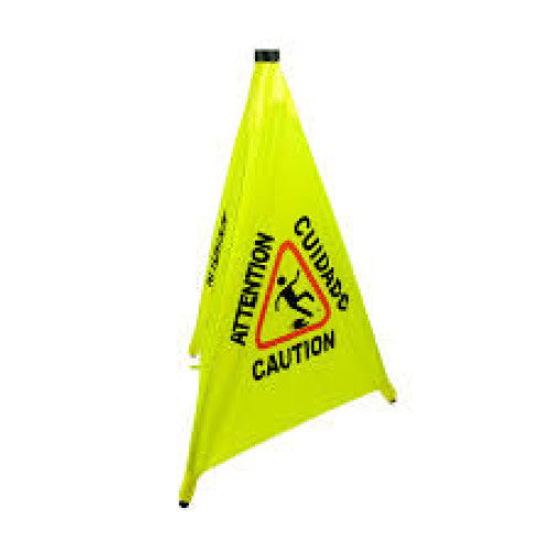"Wet Floor" Pop Up Caution Sign