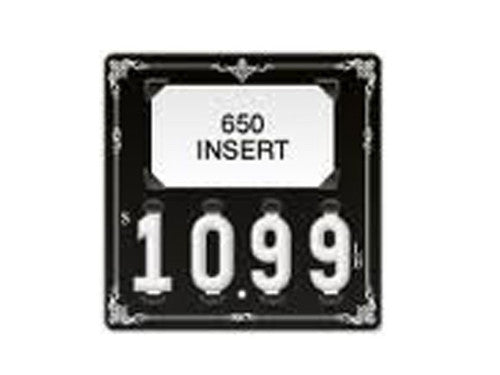 Decor Deli Tag with Insert & Numbers