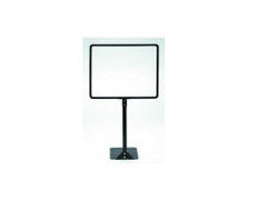 8.5"W x 11"H Shovel Base Sign Holder, Black