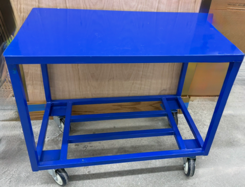 Heavy Duty Working Table With Casters - 30"X17"X26" Tall