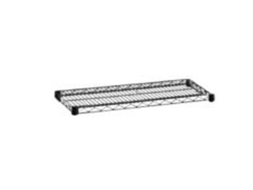 14"x 72" Wire Shelf - Black