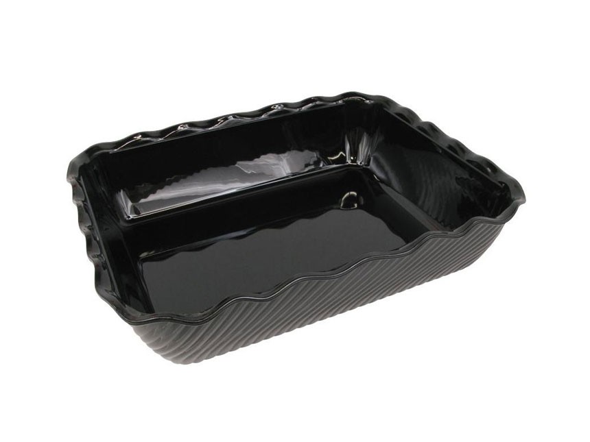 10"x13"x3" Deli Crock-Black