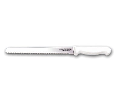 Serrated Edge Slicer Knife 10" White Handle