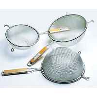 Double Tinned Mesh Bowl Strainer 8"