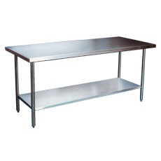 Stainless Steel Work Table SG 120"L X 24" W 