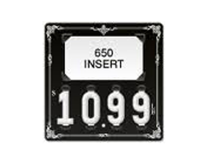 Decor Deli Tag with Insert & Numbers