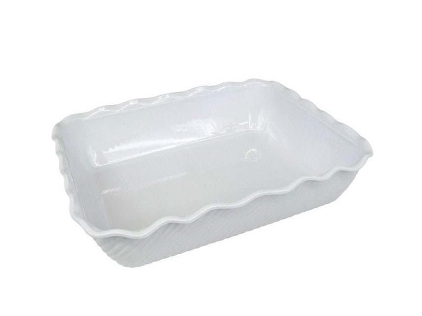 10"x13"x3" Deli Crock-White