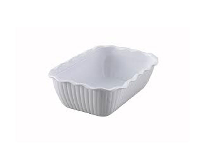 10"x7"x3" Deli Crock-White