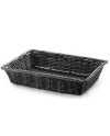 20"x14"x4"  Black Wicker Basket