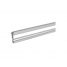 4' White Plastic Ticket Molding w/Adhesive