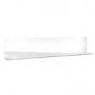 12x30 Clear (acrylic) Divider White Base 