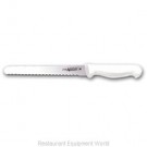 Serrated Slicer Edge Knife 8" White Handle 