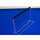 5"x30" Clear Black Tip Divider