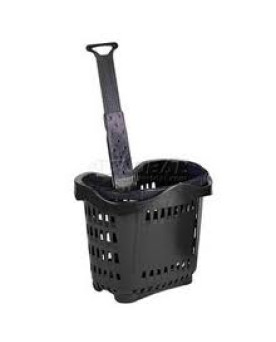 Pull & Go Rolling Hand Basket (heavy duty) 