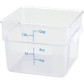 12 Qt. Square Food Storage Container, Clear 