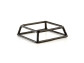 2"H Black Rubber Coated Steel Pedestal
